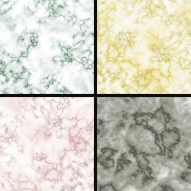 Marble textures collection, may use as abstract background clipart