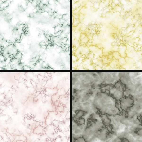 Marmor Texturen Sammlung, kann als abstrakter Hintergrund verwendet werden — Stockfoto