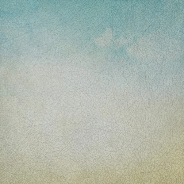 Leder texture of achtergrond in blauwe en grijze kleur — Stockfoto