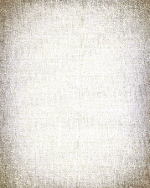 Weißer Hintergrund, Leinwandstruktur mit zartem Gittermuster — Stockfoto