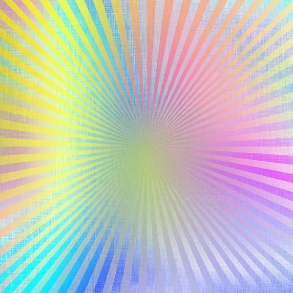 Καμβά υφή με ουράνιο τόξο ακτίνες ως αφηρημένη παστέλ φόντο — Φωτογραφία Αρχείου