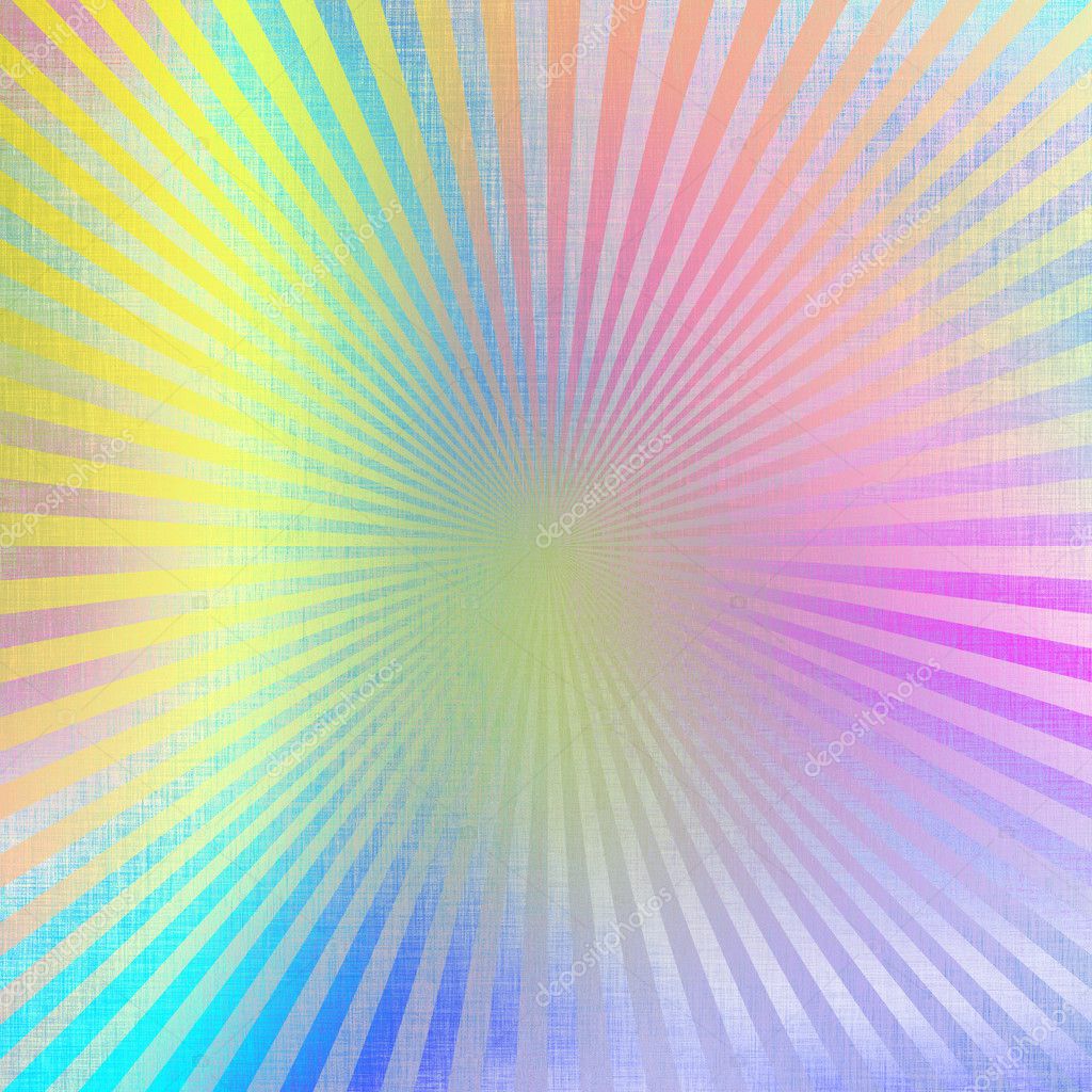 Canvas texture with rainbow rays as abstract pastel background — Stock ...