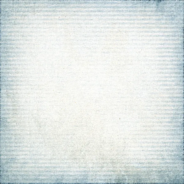 Texture textile en tissu blanc, fond rayures bleues — Photo