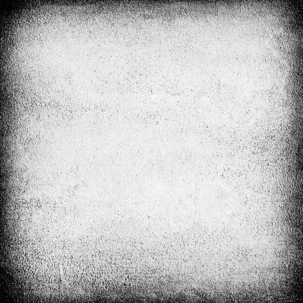Bílá stěna grunge pozadí s dark frame viněta — Stock fotografie