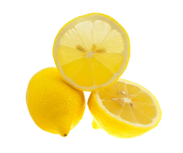 The lemons isolated on white background. — Stock Photo, Image