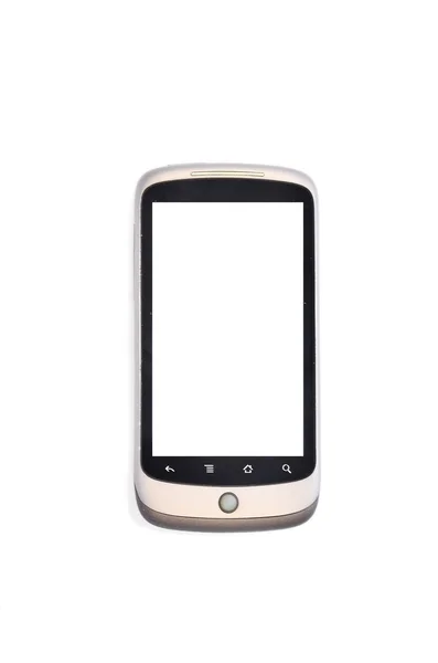 Smart phone on the white — Stock Photo, Image