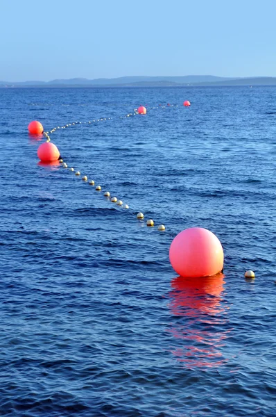 Pink buoys — Stock Photo, Image