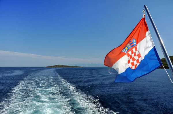 Kroatiska kryssning — Stockfoto