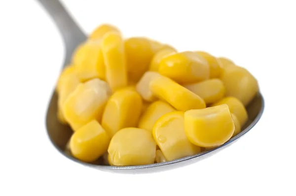 stock image Corn on spoon