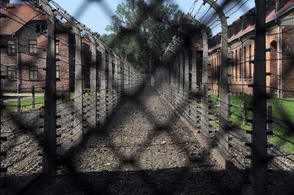 Imagem de Auschwitz — Fotografia de Stock