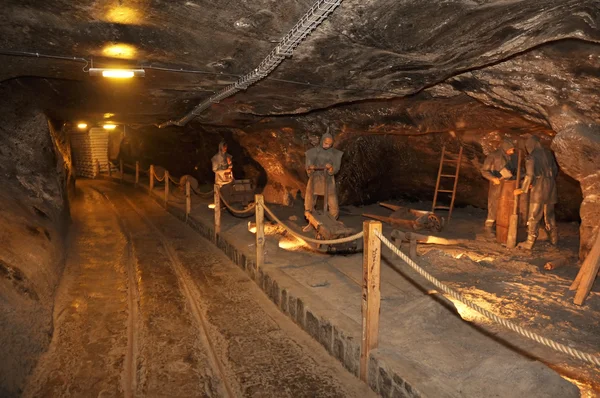 Соляній шахті Величка — стокове фото