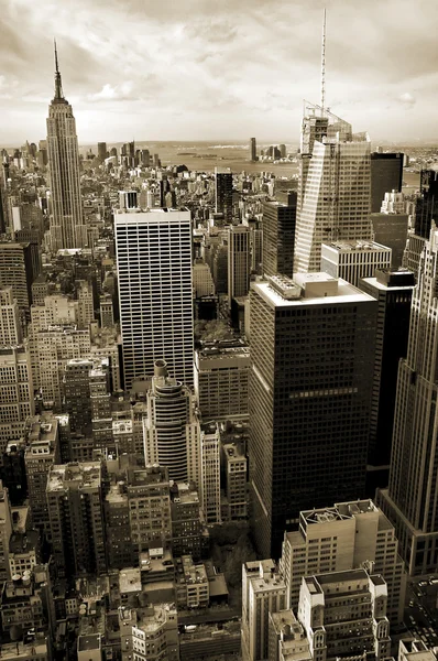 Вертикальный Манхэттен — стоковое фото