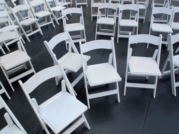 Bílá židle — Stock fotografie