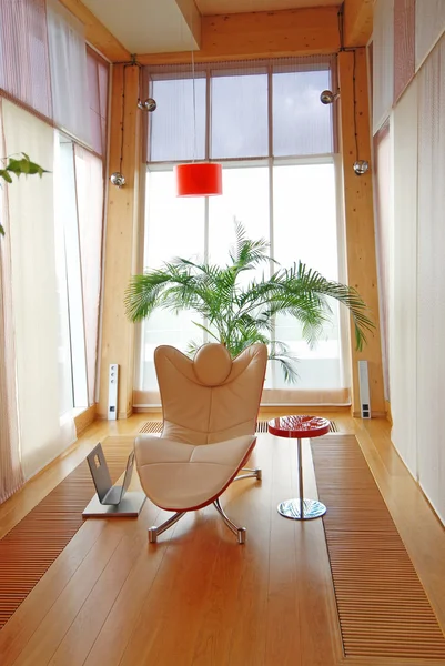 Vykreslování interiéru moderní obývací pokoj — Stock fotografie
