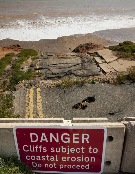 Coastal erosion — Stock Photo, Image