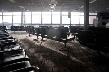 Airport Terminal Seating clipart