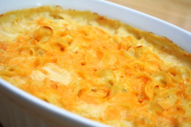 Cheesy Noodle Casserole clipart