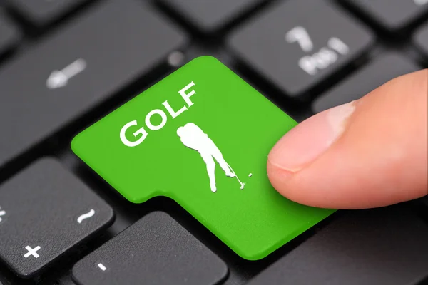 Golf knop — Stockfoto