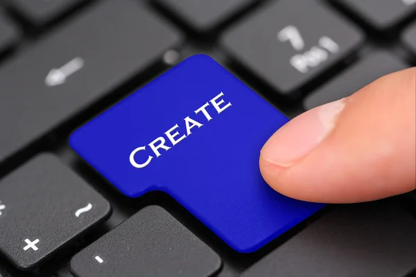 Create button — Stock Photo, Image