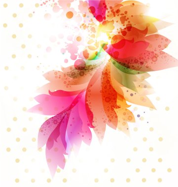 Floral abstract background. clipart