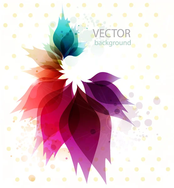 Vintage blommig abstrakt bakgrund. — Stock vektor