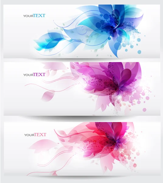 Modèle de brochure de fond vectoriel fleur . — Image vectorielle