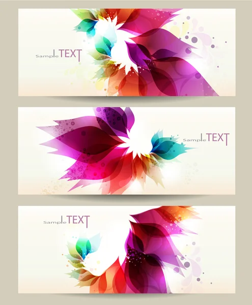 Abstract vector background with floral elements. — Stock Vector