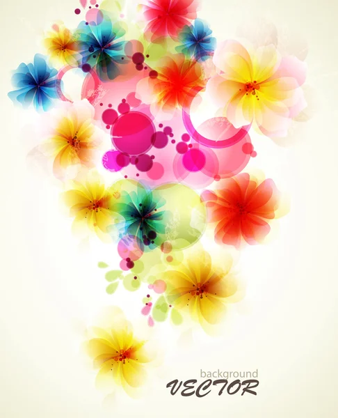 Blume Hintergrund . — Stockvektor