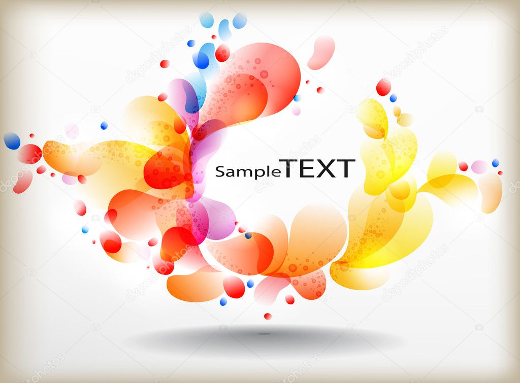 Abstract speech bubble vector background