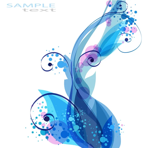 Abstract vintage blue background for design — Stock Vector