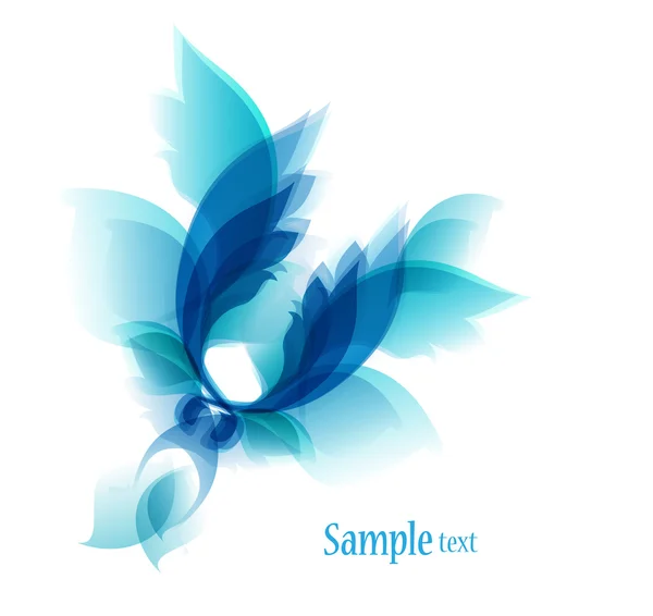 Abstracte vintage blauwe achtergrond voor ontwerp — Stockvector