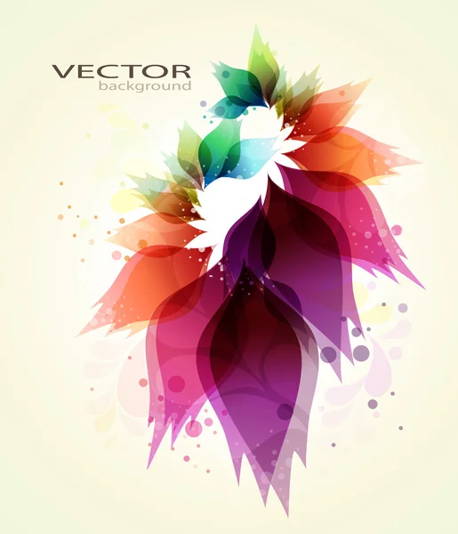 Fondo abstracto floral . — Vector de stock