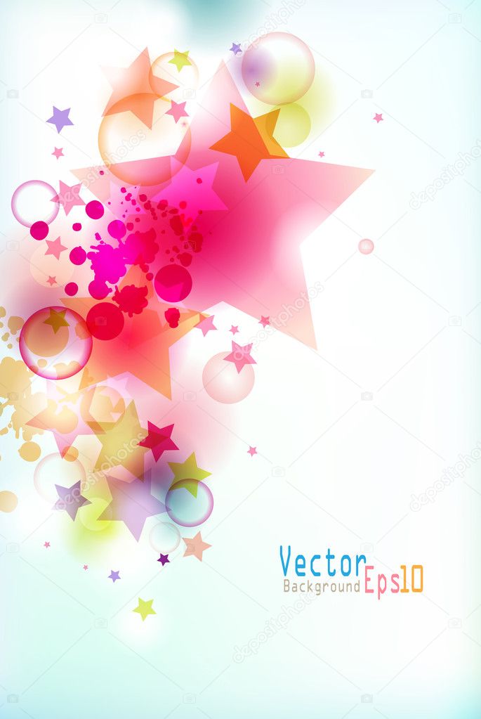 Multicolor vector background