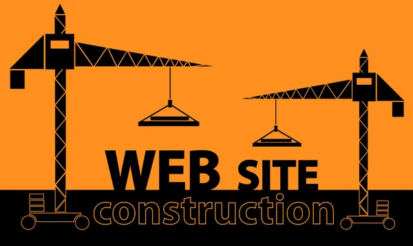 Construction du site Web — Image vectorielle