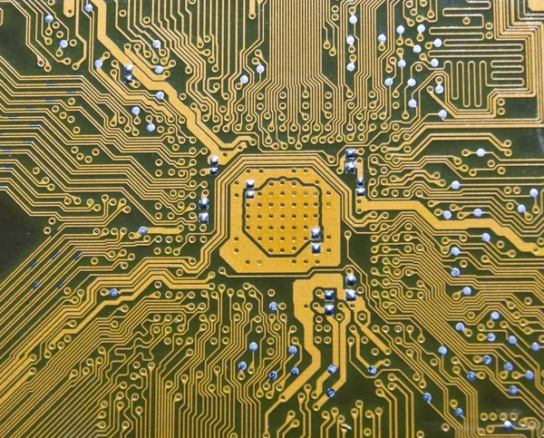 Wiring computer processor — Stock Photo, Image