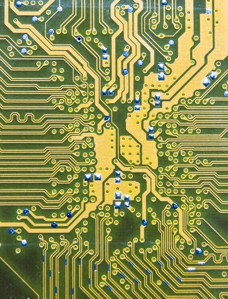 Wiring computer processor — Stock Photo, Image