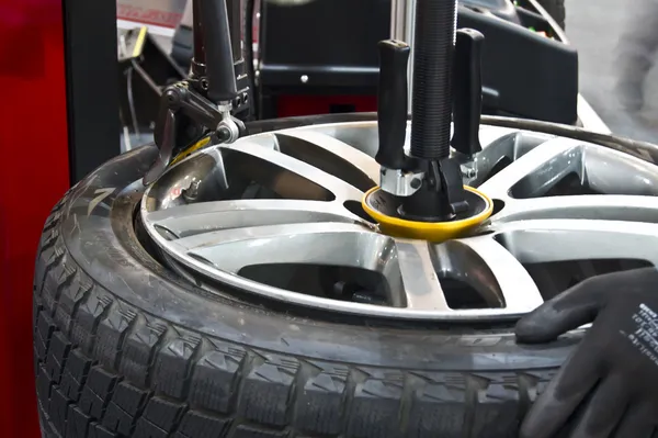 타이어 기계 — 스톡 사진