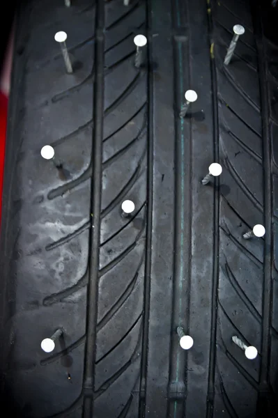 Máquina de pneus — Fotografia de Stock