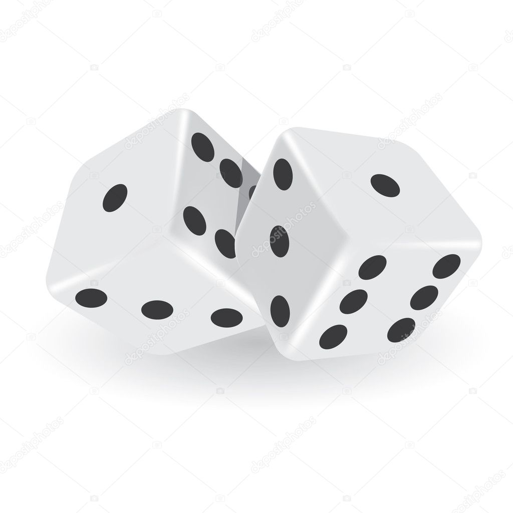 Vector Isolated Dice