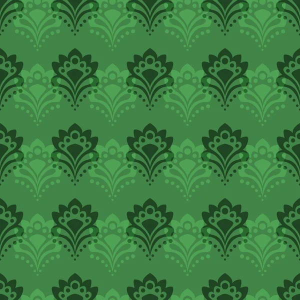 Achtergrond - emerald bloemen — Stockvector