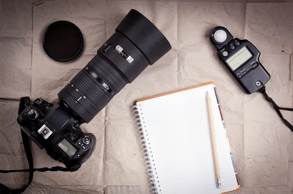 Photography Camera Background — Stock Photo, Image
