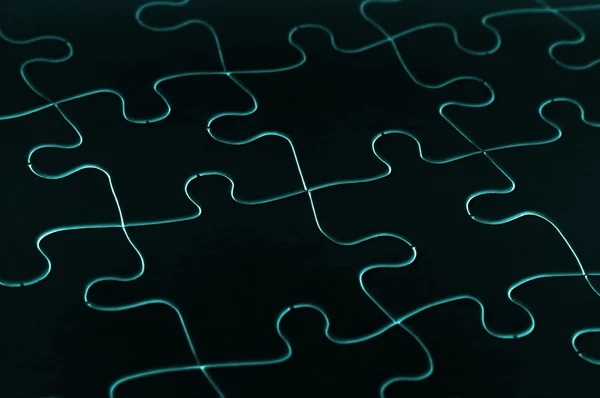 Jigsaw Puzzle Lines — Stock Photo, Image