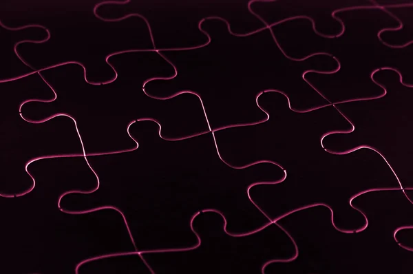 Jigsaw Puzzle Líneas —  Fotos de Stock