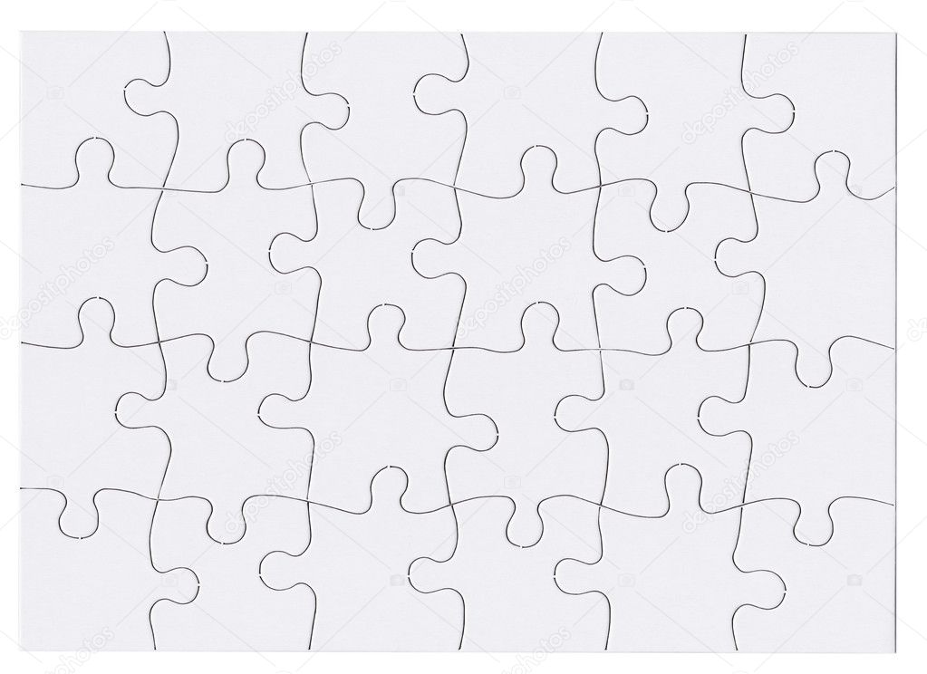 Jigsaw Puzzle Blank