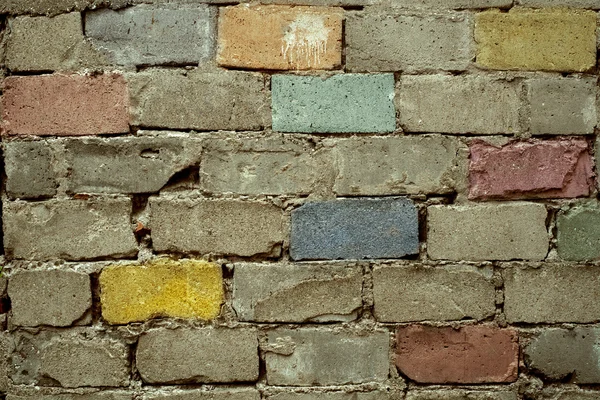 Retro bricks background — Stock Photo, Image