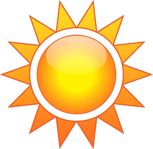 El sol — Vector de stock