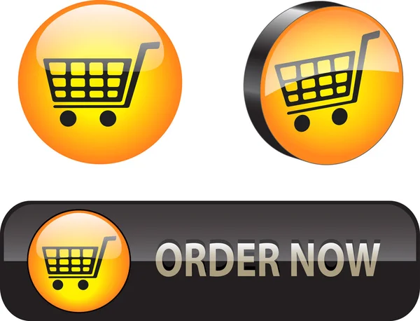 Icons\buttons Web per e-commerce — Vettoriale Stock