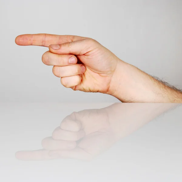 Указательный палец — стоковое фото