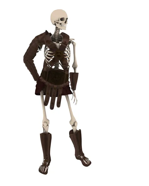 Guerriero scheletro — Foto Stock
