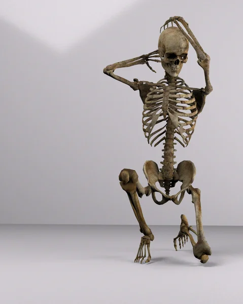 Esqueleto preparándose — Foto de Stock